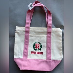 99 Ranch pastel pink mini tote